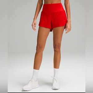 NWOT Lululemon Speed Ups High Rise Size 10 4”